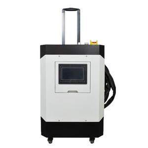 Nouvelle machine de nettoyage au laser pulsé portable 100W-500W, laser JPT, éliminateur de rouille, poussière, peinture ancienne, bois, pierre, aluminium, UPVC, acrylique - Product Image 2
