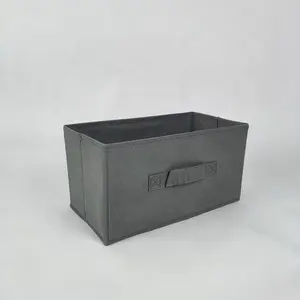 고품질 도매 승진 짠것이 아닌 Fabiric 입방체 Bin 저장 상자 가정 조직자 파일 저장을 위한 Foldable 저장 상자