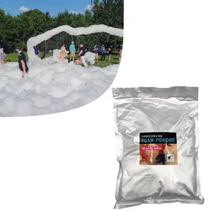 Máquina de chorro de espuma para efecto de escenario, mezcla de 1 kg/bolsa con agua, 1:100 de polvo de espuma para fiesta interior al aire libre, parque de atracciones