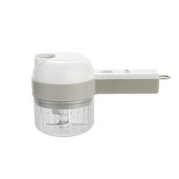 4 In 1 Multifunctionele Elektrische Oplaadbare Mini Elektrische Hakselsnijmachine Met Reinigingsborstel