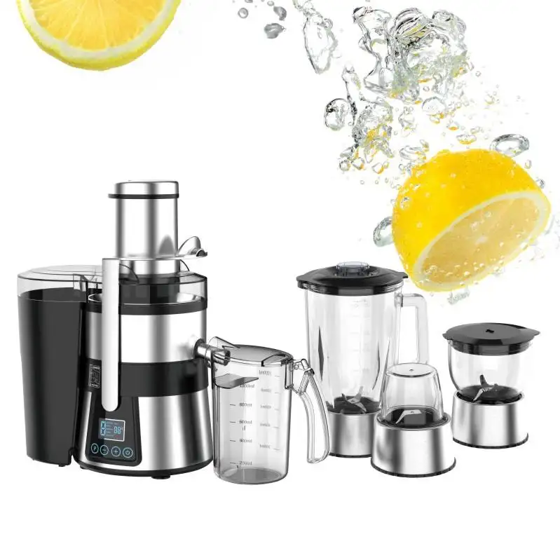 Make juice at home using best juicer machine with food processor blender