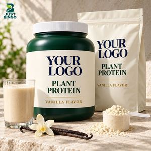 Proteína Vegetal en Polvo Directo de Fábrica con Opciones de Tubo de Papel y Bolsa para Compradores Mayoristas de Marca Privada - Product Image 1