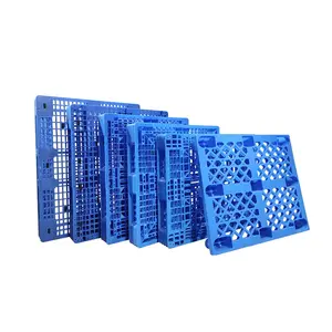 heavy duty 6 tons static load four way entry double face plastic pallet for warehouse