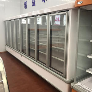 Refrigerador <span class=keywords><strong>pepsi</strong></span> para supermercado, cerveza comercial, 6 puertas de cristal, congelador, precio de fábrica - Product Image 6