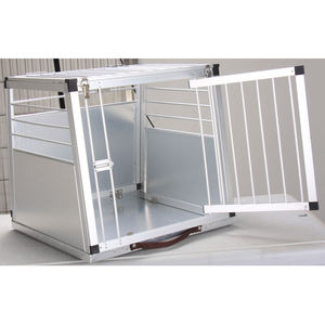 Köpek araba kafesi toptan seyahat taşıyıcısı katlanır taşınabilir alüminyum pet köpek araba kafesi hafif ransport çoklu boyutları araba kafesi - Product Image 4