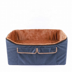 غطاء مقعد سيارة محمول للحيوانات الأليفة الكلاب عالي الجودة مقعد محمول سرير للحيوانات الأليفة في السيارة - Product Image 2