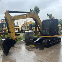 CAT 97% Nuevo 307E2 Excavadora usada 7T diesel Mini Track Hoe Retro Long Arm Digger Wiht Accesorios en Dubai