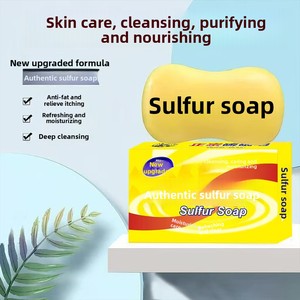 Grande sapone di <span class=keywords><strong>zolfo</strong></span> minerale fragranza-trattiene barra antimicrobica per gli uomini donne efficace per il viso a mano lavare a mano uso domestico - Product Image 6