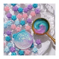 La cire de laque de perle de cire en forme de fleur de cerisier est utilisée pour l'emballage de cadeau d'invitation d'enveloppe fabricants de boîte cosmétique en gros