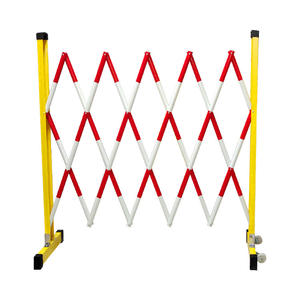 Valla de Seguridad de Acero Inoxidable con Aislamiento de Fibra de Vidrio, Tubo Telescópico, Valla Plegable Móvil para Construcción Eléctrica, Rejilla Protectora - Product Image 5
