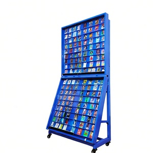 <span class=keywords><strong>Vitrine</strong></span> de présentation pour cartes de collection et cartes sportives avec éclairage <span class=keywords><strong>LED</strong></span> et portes verrouillables pour les magasins - Product Image 4