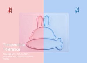 Fournitures d'alimentation en Silicone à aspiration divisée, assiettes de bol pour bébés, enfants en bas âge - Product Image 6