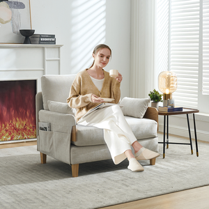 Foldable <b>Sofa</b> <b>Bed</b> Recliner 3-in-1 Convertible <b>Sleeper</b> Eco-Friendly Modular Design Mid- Modern Decor Living Room Bedroom - Product Image 3