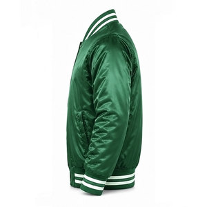 Chaqueta de satén brillante personalizada al por mayor para hombre, ropa de calle personalizada, diseño informal, chaqueta de satén de invierno para hombre - Product Image 6