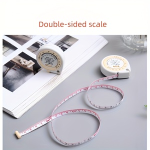 Cinta Métrica Retráctil para Medir el IMC y la Cintura, con Rueda Calculadora, 150 cm, Regla Autoajustable para Monitoreo <span class=keywords><strong>de</strong></span> Salud y Fitness - Product Image 6