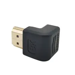 Convertisseur adaptateur HDMI plaqué or de haute qualité 90 degrés 270 degrés 8K 60Hz <span class=keywords><strong>4K</strong></span> <span class=keywords><strong>120Hz</strong></span> HDMI mâle à femelle adaptable - Product Image 5