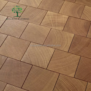 Suelo de madera maciza de roble LongWell End Grain, baldosas de parquet vintage con acabado transparente, decoración para paredes y suelos - Product Image 3