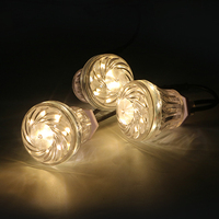 Lumières LED Pixel DMX Cabochon 60mm RGBW 18 LED DC24V Turbo LED pour Manèges d'Attraction Étanche IP67