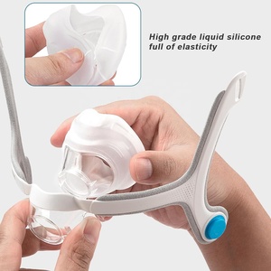 Cadre de remplacement CPAP compatible avec le <span class=keywords><strong>masque</strong></span> <span class=keywords><strong>nasal</strong></span> <span class=keywords><strong>ResMed</strong></span> AirFit N20, avec coussin de tube court coudé, <span class=keywords><strong>masque</strong></span> CPAP – Vente en gros - Product Image 1
