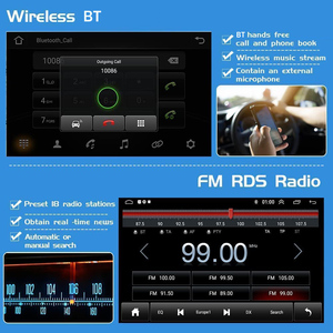 Autoradio Podofo 9 ''Android 13 pour <span class=keywords><strong>Fiat</strong></span> <span class=keywords><strong>500X</strong></span> 2014-2020 CarPlay Android Auto GPS WiFi BT FM RDS Fascia Panel OEM Factory - Product Image 5