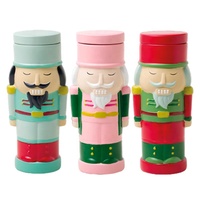 Maßgefertigter Weihnachts-Charm Feiertagsdekoration Handgemachte Keramik-Gel-Sojawachs Umweltfreundliche Indoor-Duftkerze im Gefäß Wassail