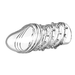 वयस्क सेक्स उत्पाद पुरुष डोंटेड reusable tpe क्रिस्टल कॉन्डम को मोटा करता है - Product Image 4