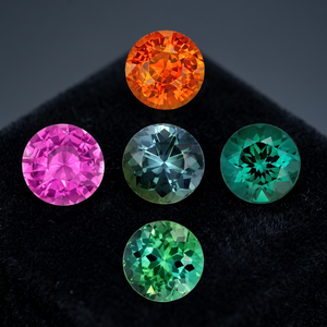 TOURMALINE MULTI Naturelle 2.50mm Coupe Ronde "Prix de gros Pierre précieuse en vrac à facettes de haute qualité" | TOURMALINE MULTI NATURELLE | - Product Image 3