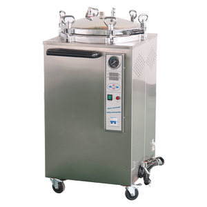 Stérilisateur d'autoclave d'hôpital vétérinaire 35L-150L équipement de vapeur de pression verticale pour la clinique de diagnostic de chien - Product Image 1