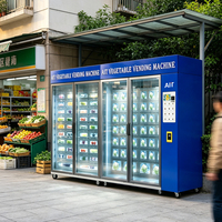 AIT Zelfbedieningsautomaat voor verse producten en fruit - Accepteert contant geld, bankbiljetten, munten en QR-codes