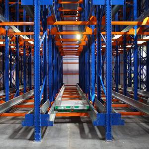 מערכת אחסון מתכתית כבדה מסוג פיטראק, מדפי אחסון רדיו, מדפי שאטל, מערכת מדפים חצי אוטומטית למחסנים. - Product Image 6