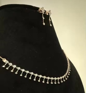 Collier élégant en or 14K serti de diamants naturels véritables Bijoux de luxe intemporels - Product Image 2