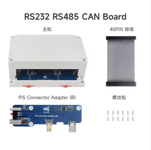 Carte d'interface industrielle LET PCBA Raspberry Pi, isolation RS232/485, carte d'extension CANFD, montage mural/sur rail - Product Image 4