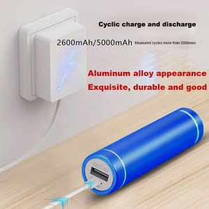 2600mAh RoHs pin bên ngoài hợp kim nhôm siêu mỏng POWERBANK 5000 mAh Vòng USB C sạc di động 5000 mAh Mini ngân hàng điện - Product Image 4