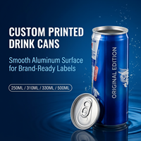 Canettes en aluminium 250 ml 350 ml 355 ml 500 ml 8,4 oz 12 oz 16 oz Fabricant de canettes en aluminium Canettes personnalisées pour bière et boissons gazeuses