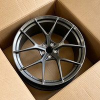 Rines Forjados de 18/19/20 Pulgadas, 5x114.3, Acabado Negro, 5x112, 5x130, 5x120, Aleación de Aluminio, Personalizados para Autos