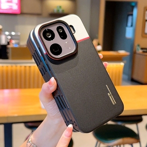 Custodia Posteriore in Pelle PU Opaca con Motivo Bicolore alla Moda per <span class=keywords><strong>Oppo</strong></span> Find X9 X9s X8 Pro X8 Ultra X8s+ X8s, Cover Antiurto - Product Image 5