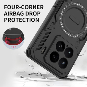 Tản Nhiệt Từ Không Dây Sạc Điện Thoại Trường Hợp Armor Bảo Vệ Sang Trọng Cover Quay Lại Đối Với Xiaomi 15 Siêu OnePlus 15 - Product Image 4