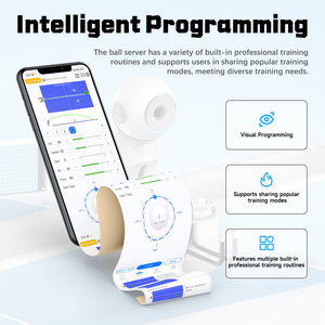 Pusun Dora di động ping pong đào tạo <span class=keywords><strong>robot</strong></span> với tự động bóng thức ăn nâng cao Máy bóng bàn cho nhà/Trung tâm Đào tạo - Product Image 2