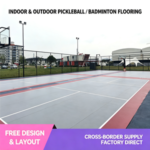 GQK <b>PVC</b> Multi-Sport Court Mat-Interlocking <b>Tiles</b> Eco-Friendly Anti-Bacterial Shock Absorption Anti-Slip Portable Sports Flooring - Product Image 3