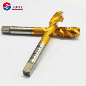 Grifo de carburo sólido con ranura en espiral, dientes estándar, grifo de máquina de acero 6H, revestimiento de titanio, grifo de máquina de tornillo - Product Image 4
