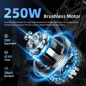 Vélo électrique Aairsk S800 avec moteur de moyeu arrière et capteur, déverrouillage intelligent par clé NFC pour la conduite urbaine et les loisirs, batterie cachée 36V 13Ah - Product Image 4