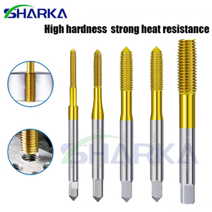 เครื่องต๊าปเกลียวละเอียดแบบเมตริก SHARKA สำหรับขึ้นรูปด้วยการอัดรีด  ทำจากไทเทเนียม HSS เคลือบ E สำหรับขึ้นรูปสแตนเลส - Product Image 2