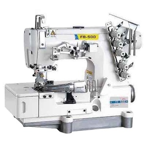 Máquina de Coser Industrial de Cama Plana 500-01CB Nueva con Alimentación por Aguja, Cortahilos y Motor para Sudaderas, Ropa Interior y Sujetadores - Product Image 2