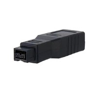 Adaptateur convertisseur FireWire 400 à 800, IEEE 1394a 6 broches femelle vers 1394b 9 broches mâle