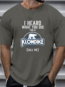 T-shirt da uomo casual alla moda taglie forti con stampa slogan 'I Know You've Done for Someone', in tessuto satinato traspirante ad asciugatura rapida digitale - Product Image 5