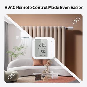 Sensor Climático Zigbee W100 con Medidor de Temperatura y Humedad, Monitor Multizona con Tecnología Matter Over Thread para Apple HomeKit - Product Image 6