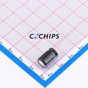 Condensador Electrolítico de Aluminio de Montaje Pasante ENB1CM471F12OTF3, Componente de Montaje Pasante THT, D8xL12mm 470uF 20% 16V 3.5mm - Product Image 1