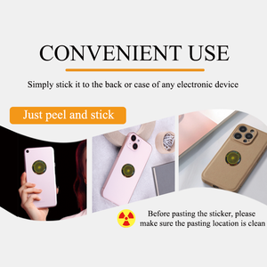 Adesivo Anti-Radiazioni, Schermo EMF con Riduzione del 99%, per Telefoni Cellulari, Tablet, Laptop, in Silicone con Ioni Negativi e Infrarossi Lontani, Impermeabile - Product Image 4