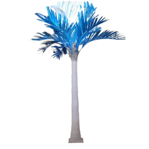 Kleurrijke Blauw Roze Kunstmatige Kokospalm Boom Outdoor Strandwinkelcentrum Tuin Decoratie Kunstmatige Palmbomen - Product Image 5