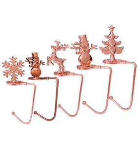 Crochets de suspension en alliage métallique pour cheminée, pinces de sécurité pour bas, multi-usages, maison, bureau, fête, logo personnalisé, cadeau d'entreprise - Product Image 1